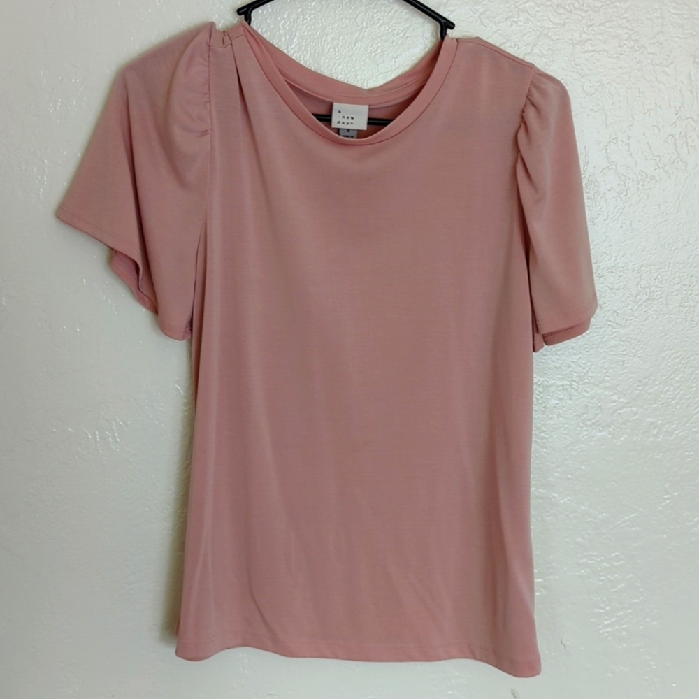 A New Day Flutter Sleeve Blouse